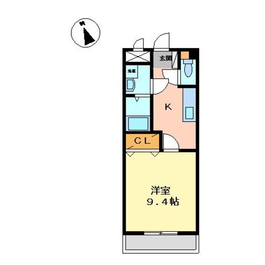 間取図 イースト・ヒルズ