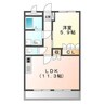 ウエストヒルズ 1LDKの間取り