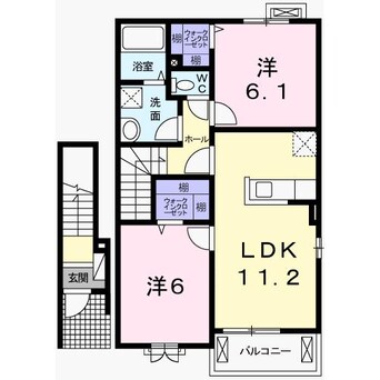 間取図 サンリット福崎Ⅱ