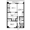 モンシエルブル 3LDKの間取り