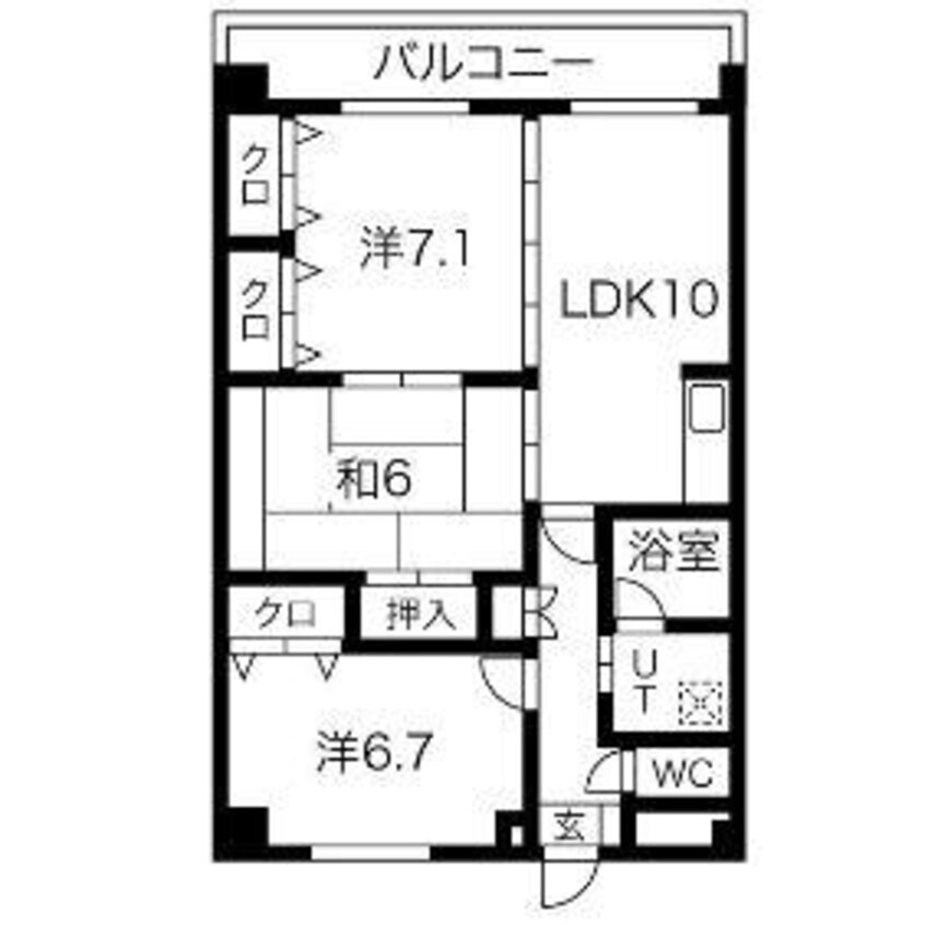 間取図 モンシエルブル