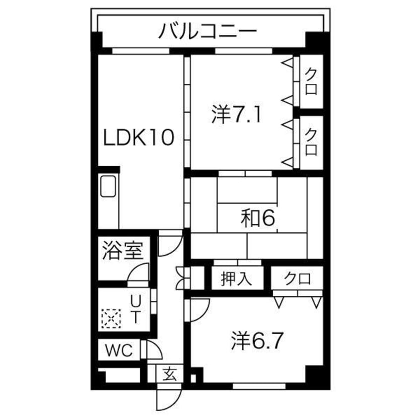 間取図 モンシエルブル