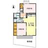 ビラ国分寺　Ｂ棟 2LDKの間取り