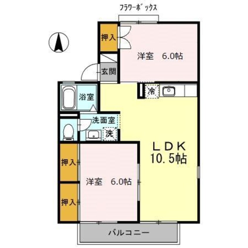 間取図 ビラ国分寺　Ｂ棟