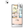 ボヌール 1LDKの間取り