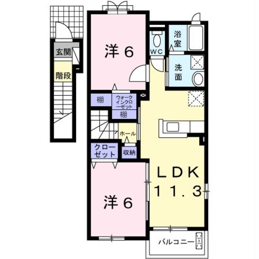 間取図 メゾン　ド　ボヌール