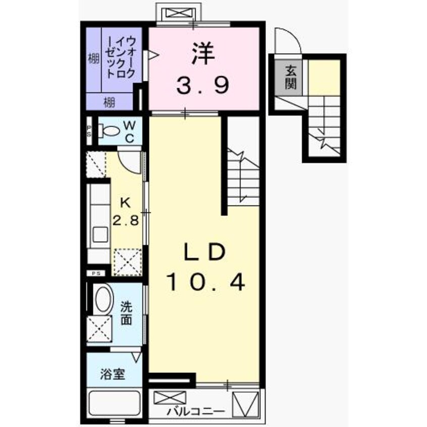 間取図 フィレール　デュ　トラジャⅦ