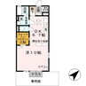 メイプルコート佐土 1DKの間取り