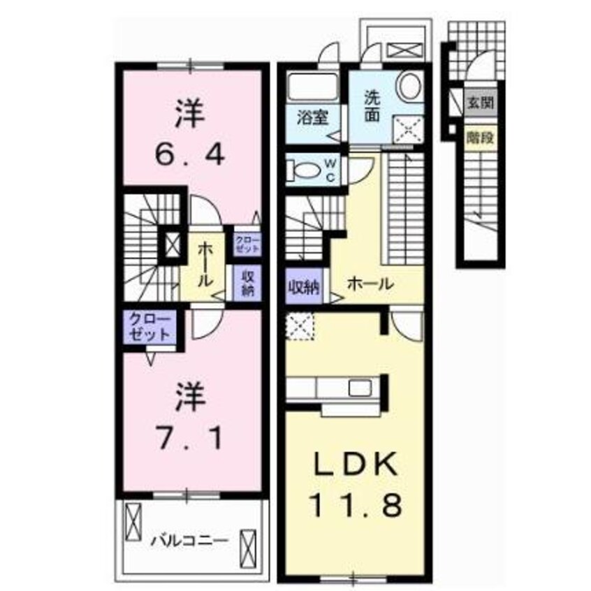 間取図 グラース・アンジュ