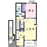 オアシス上ノ茶屋 3LDKの間取り