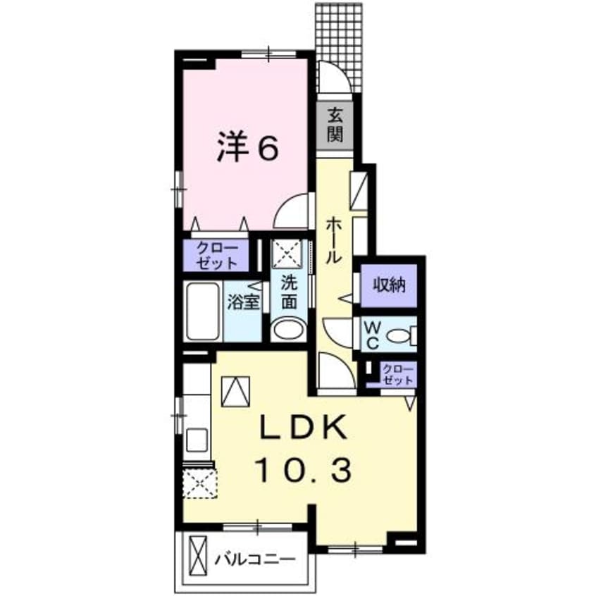 間取図 ピエデルモンテⅢ