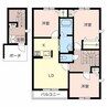 メゾン　ラフェリオ 3LDKの間取り