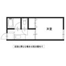 エクセレンス今宿 1Kの間取り