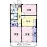 グランディオーズ 3DKの間取り