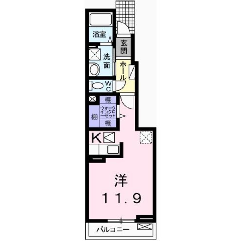 間取図 メゾン　ロングフィールド