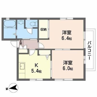 間取図 ハイツ天川Ⅱ