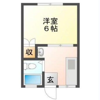 間取図 パナハイツウオハシ　N