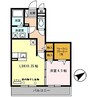 セジュール東阿保　A棟 1LDKの間取り