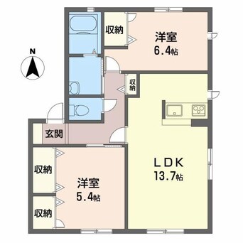 間取図 Casa bella Nozato　A