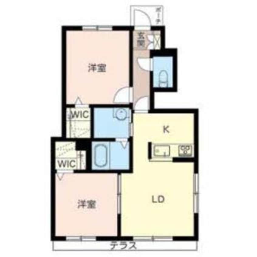 間取図 シャーメゾン　ラファール