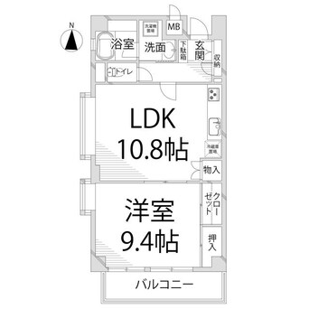 間取図 キャッスルコート辻井