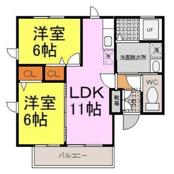 間取図 ガーデンハイツ　A棟