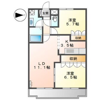 間取図 メゾンレフォルテ