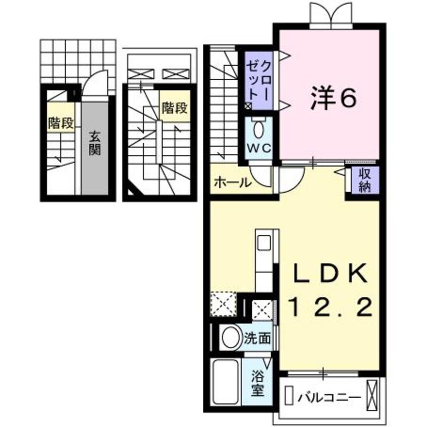 間取図 エスペランサⅢ