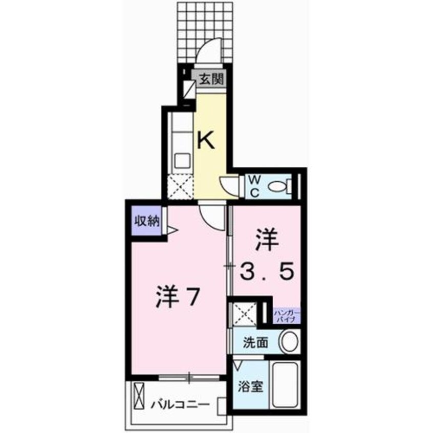 間取図 エスペランサⅢ