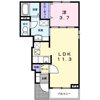 間取図 ヴィラ　グリチーネⅠ