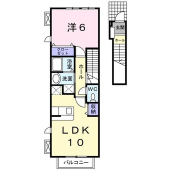 間取図 ラ・ペッシェS