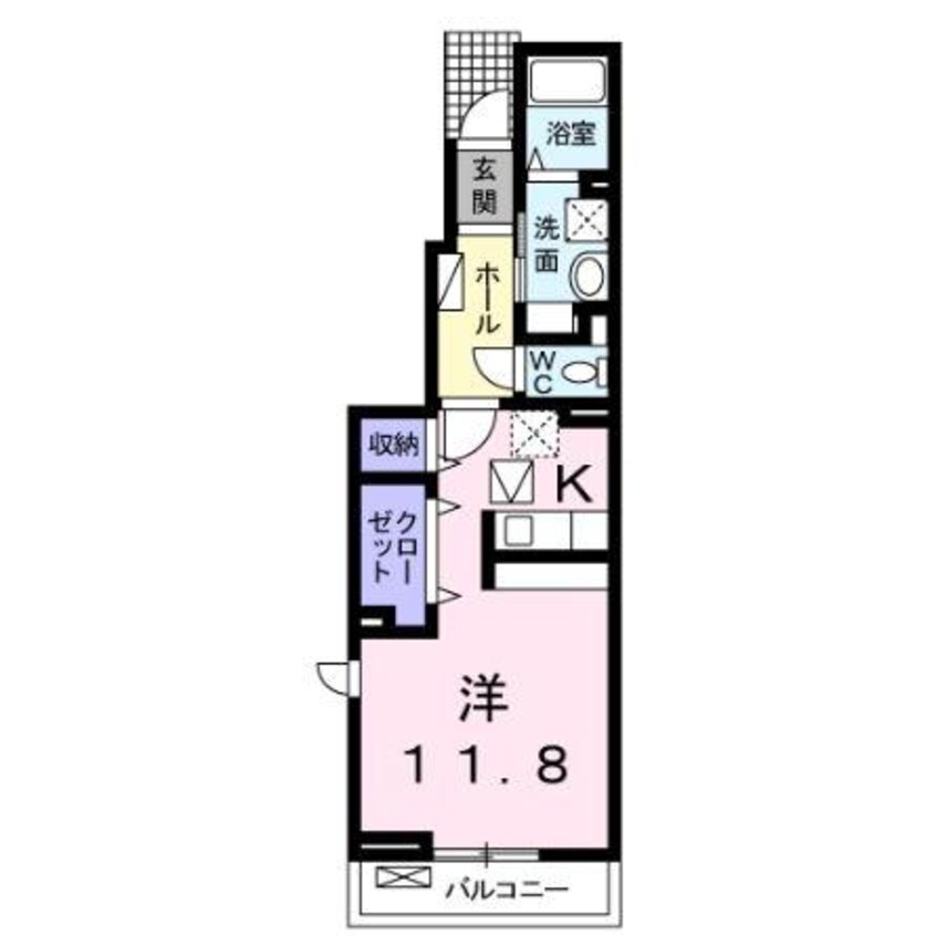 間取図 ディア　ベルジュ