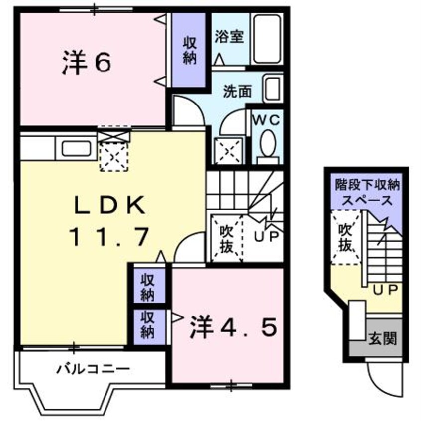 間取図 ソレイユ東山Ｉ