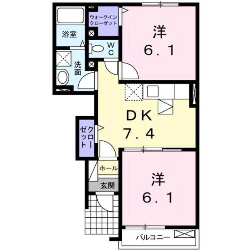 間取図 アプローズB