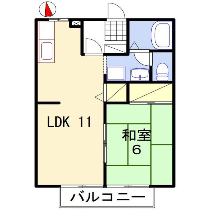 間取図 コスモハイツB棟