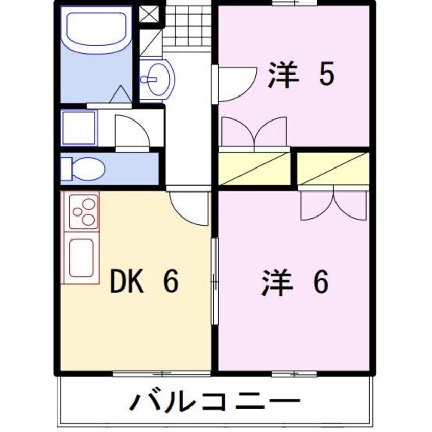 間取図 リアン飾東A