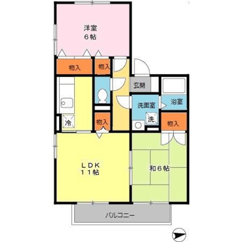 間取図 メゾンリトルビレッジ