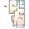 ロイヤル　メゾン 1LDKの間取り