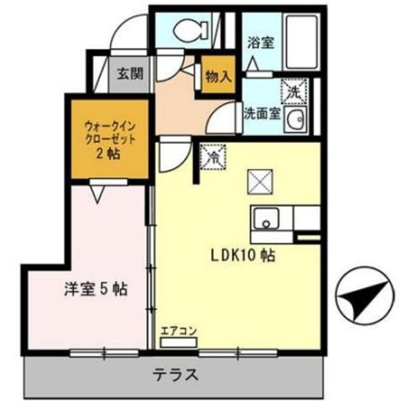 間取図 エスポワール北原
