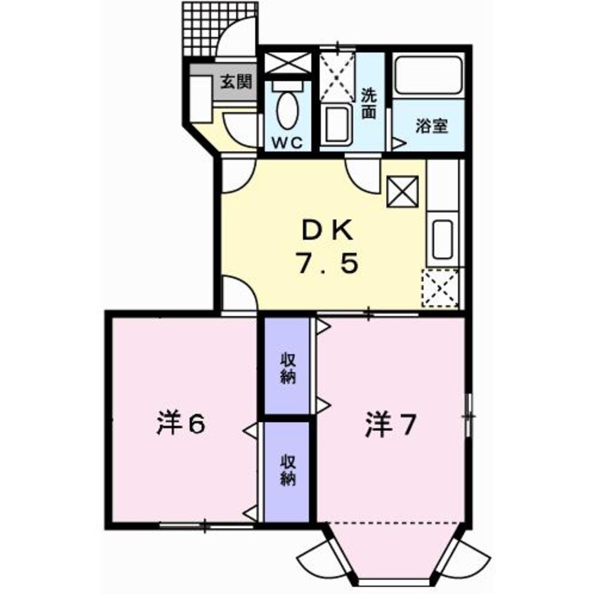 間取図 ロジュマン　ドゥ　クール