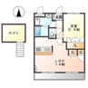 ヴィクトリーステージカンダ 1LDKの間取り