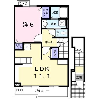 間取図 エスペランサ白国Ⅰ