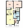 シャーメゾン　スーリール 2LDKの間取り