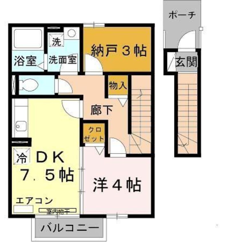 間取図 ダリア　Ａ棟