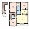 シャーメゾン坂元　B 3LDKの間取り