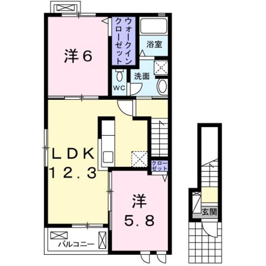 間取図 フェリス加西