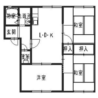 間取図 リトルフォレスト御立A