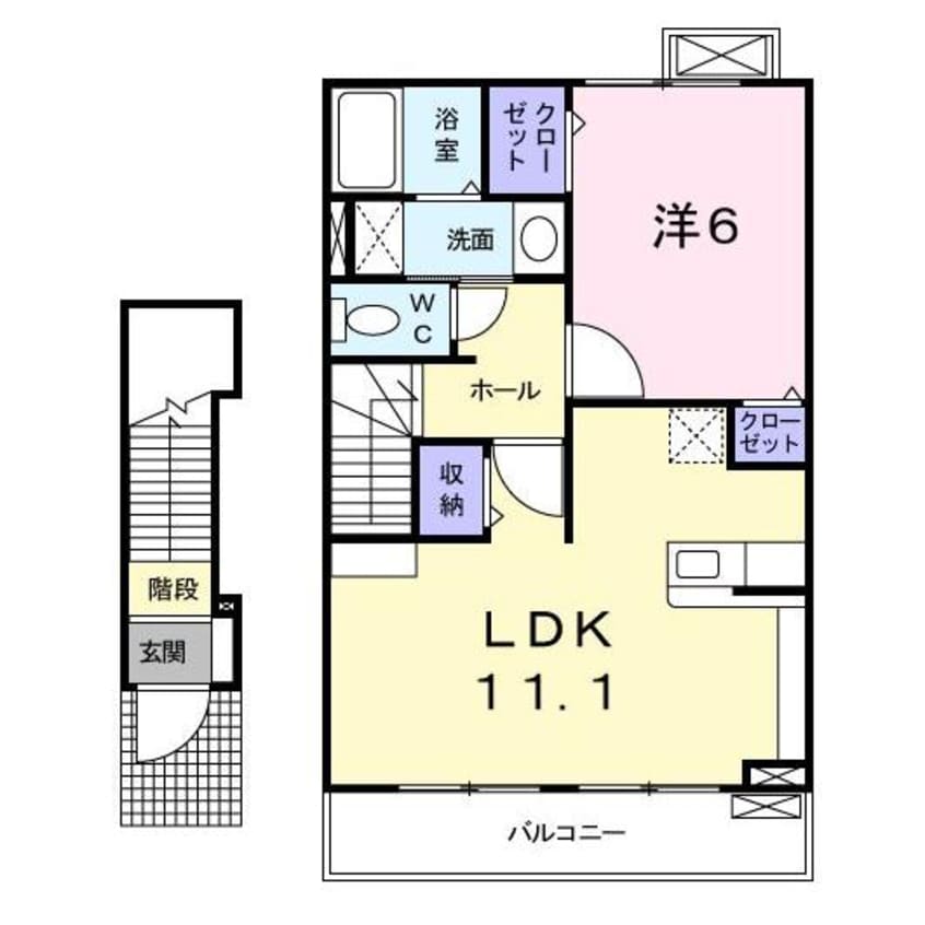 間取図 スマイル　タウンA