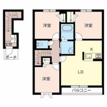 間取図 メゾン　クレール