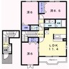 カンボ・M，H 3LDKの間取り